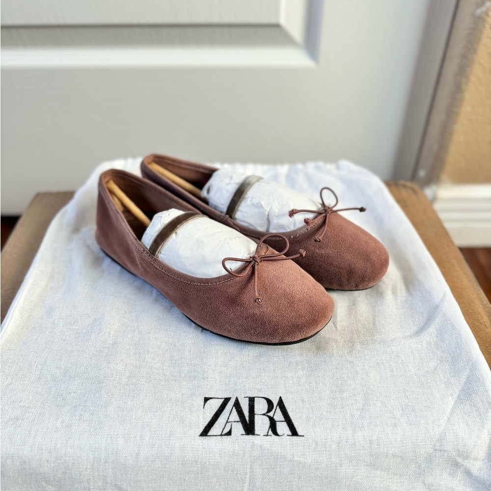 Girl  Suade Pink ZARA shoes